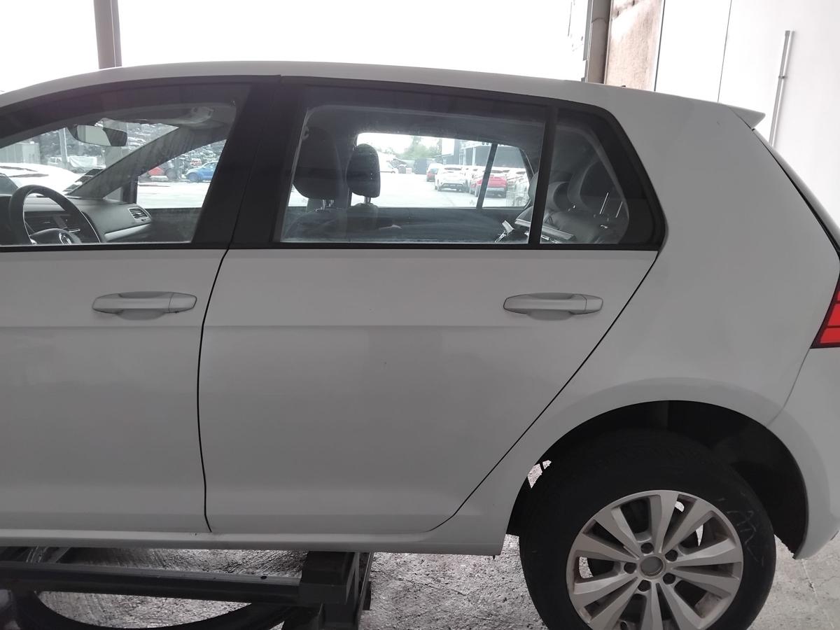 VW Golf 7 Tür hinten links LB9Z White Silver 5-türig Fließheck BJ2017
