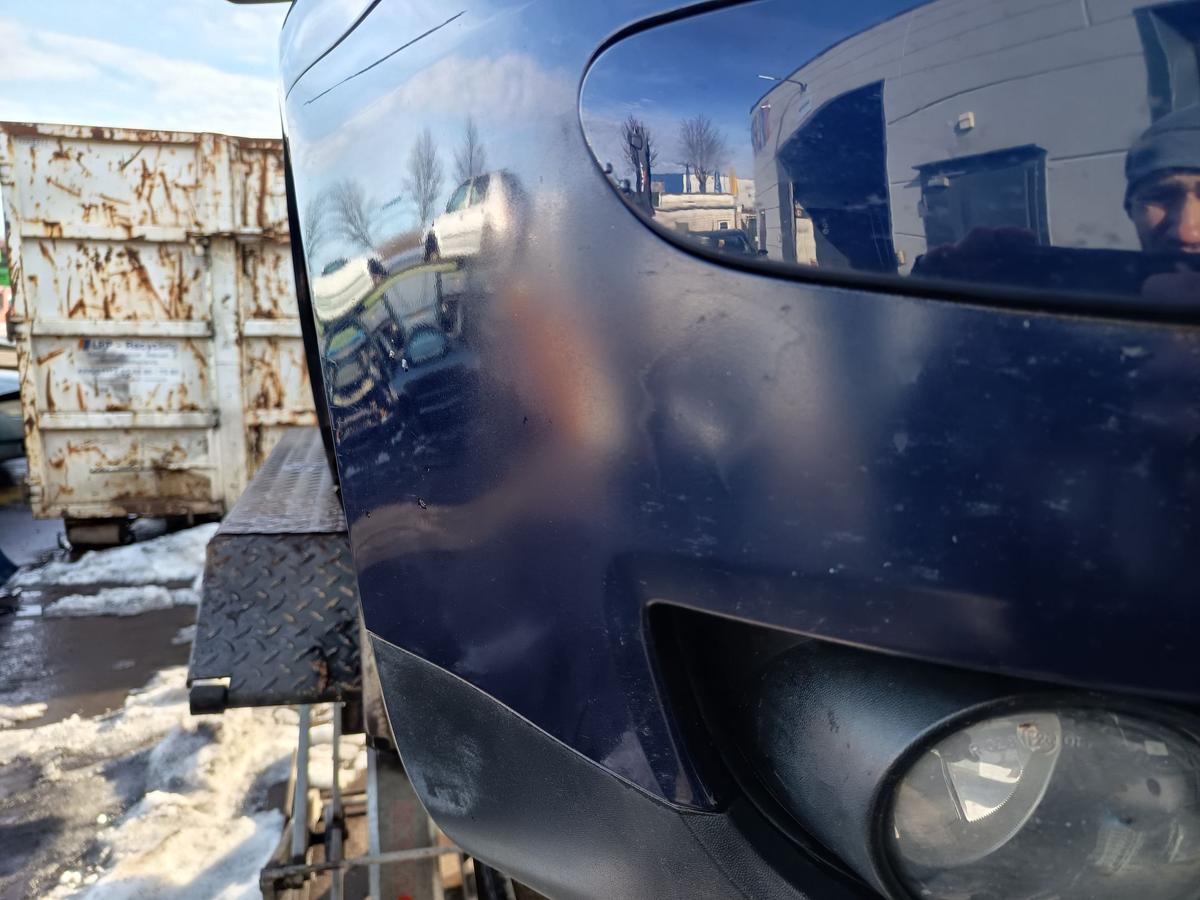 VW Touran 1T original Sto&szlig;stange F&auml;nger vorn/Front B5N Indigoblau Bj 2006