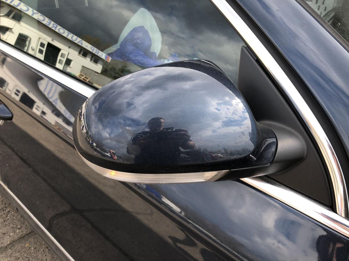 VW Passat 3C B6 Au&szlig;enspiegel rechts R&uuml;ckspiegel Spiegel elek LC5F Blue Graphit