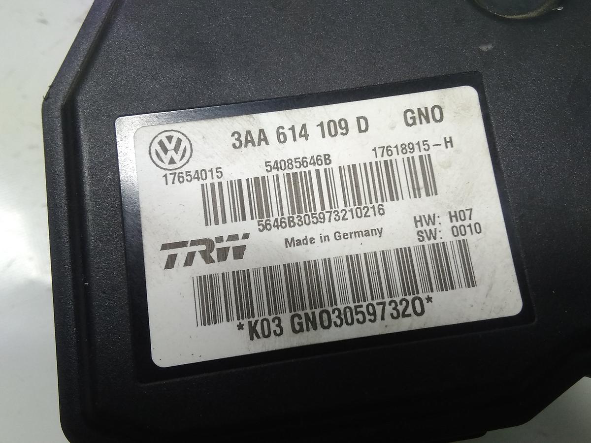 VW Passat 3C B7 Mod.2011 original ABS-Block 3AA614109D 17654015 54085646B