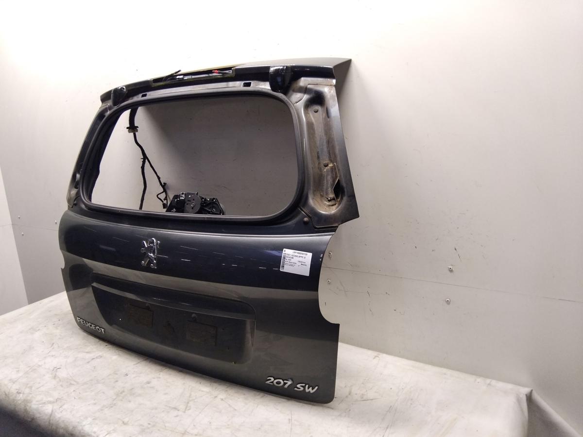 Peugeot 207 SW original Heckklappe KTP Shark Grau Metallic Rohbau BJ2009