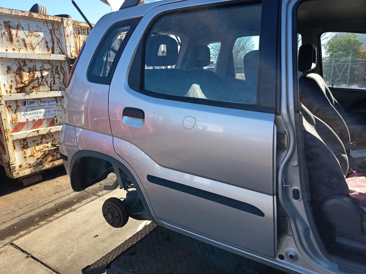 Suzuki Ignis I original T&uuml;r hinten rechts Fond Beifahrerseite Z2S Silber Bj 2001