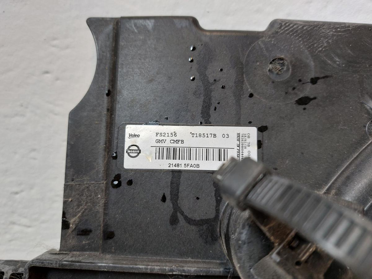 Nissan Micra K14 Elektrol&uuml;fter mit Zarge L&uuml;fter Motorl&uuml;fter 1.0 74kw HR10DET