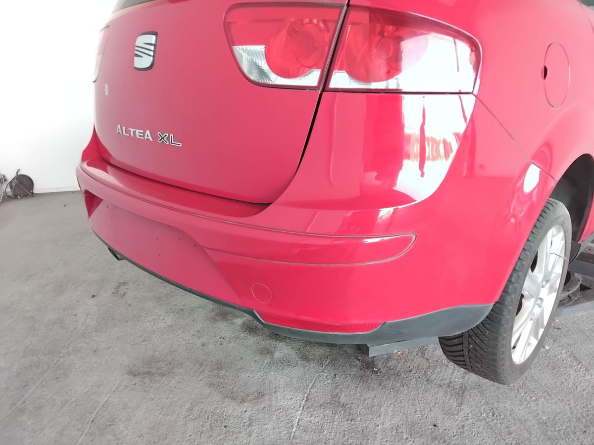 Seat Altea XL 5P original Sto&szlig;stange Sto&szlig;f&auml;nger hinten emocionrot LS3H BJ2008