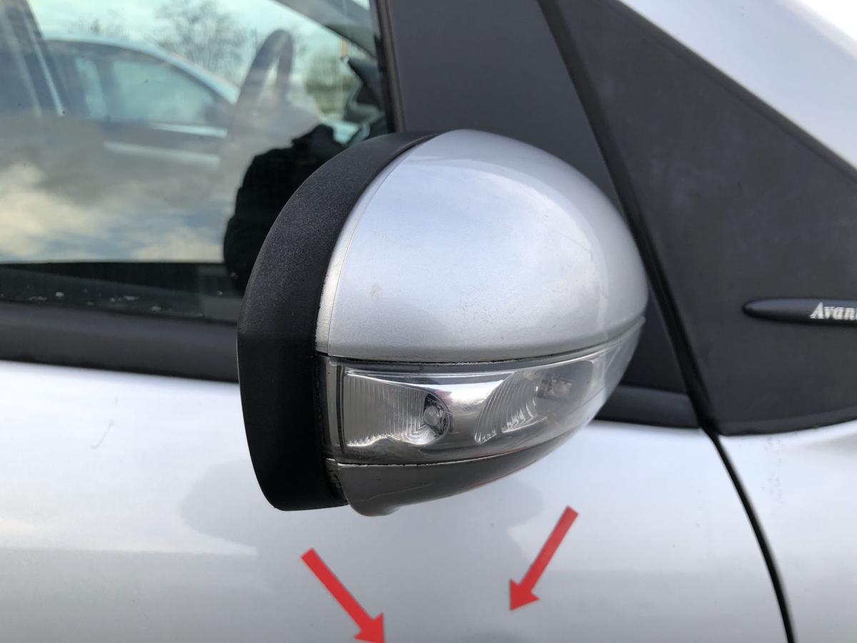 Mercedes A Klasse W169 Aussenspiegel rechts elek Seitenspiegel silber Spiegel