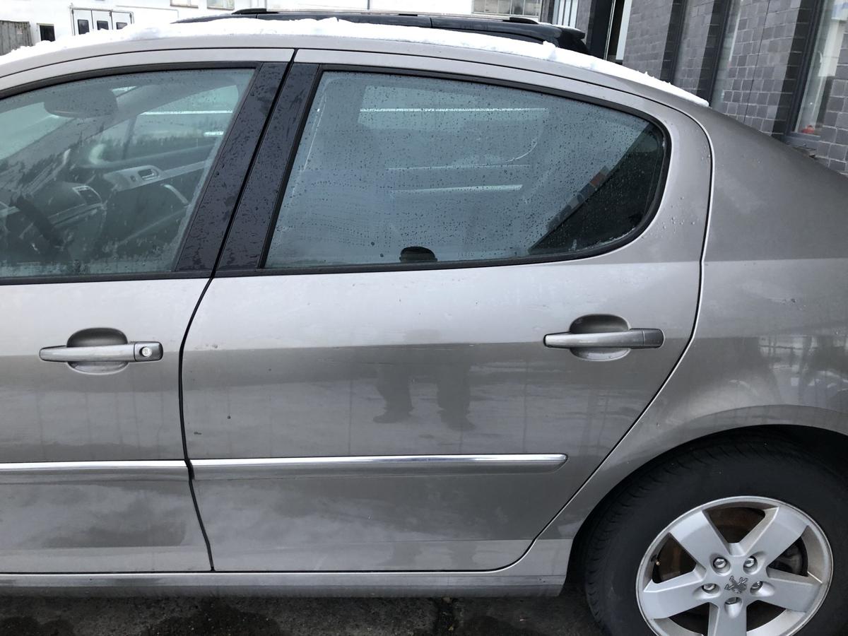 Peugeot 407 6D 6E T&uuml;r hinten links Fondt&uuml;r Erlengrau Rohbau Limo