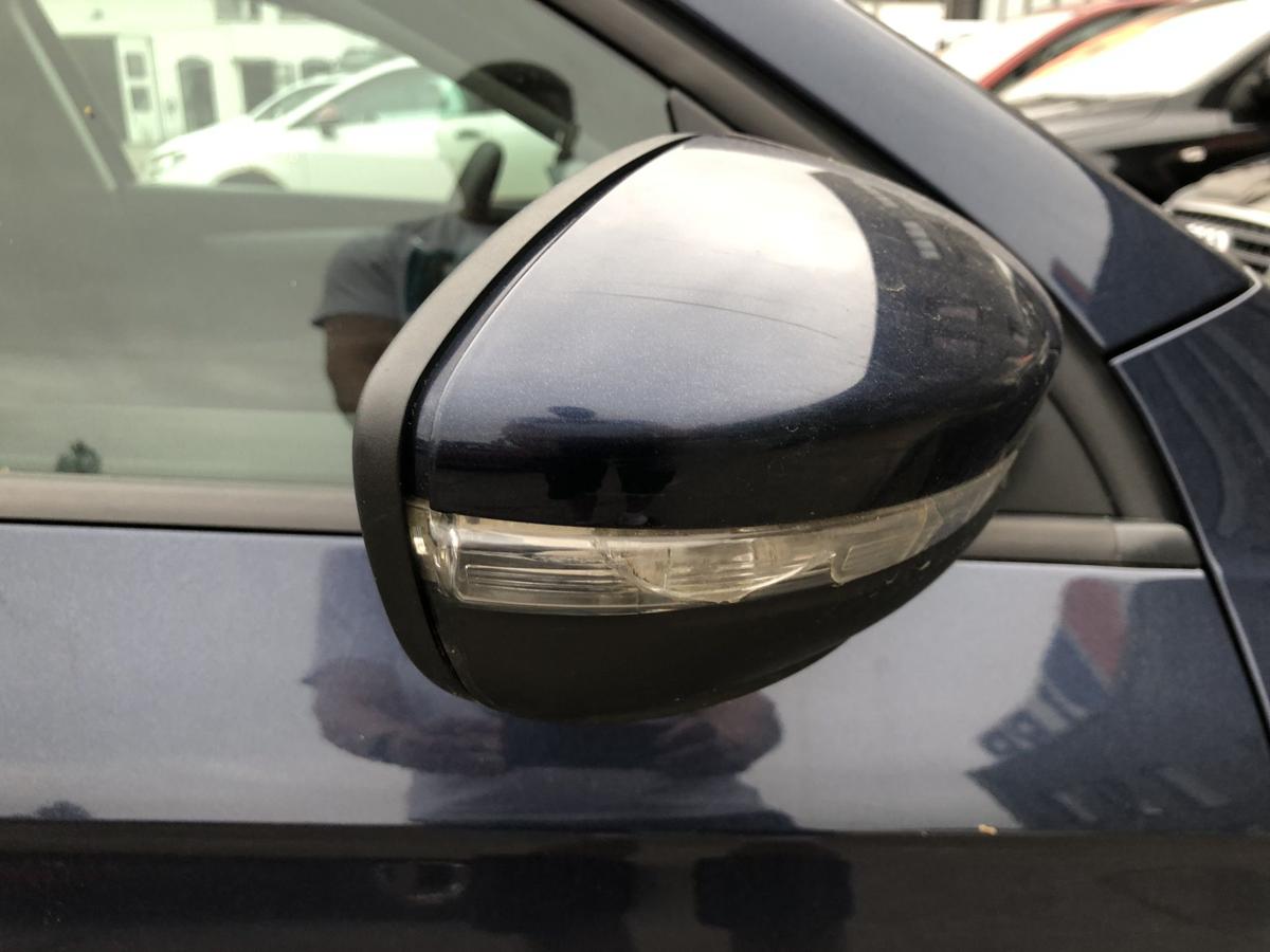VW Passat 3C B7 Variant Au&szlig;enspiegel rechts Spiegel LH5X blau Blinker defekt