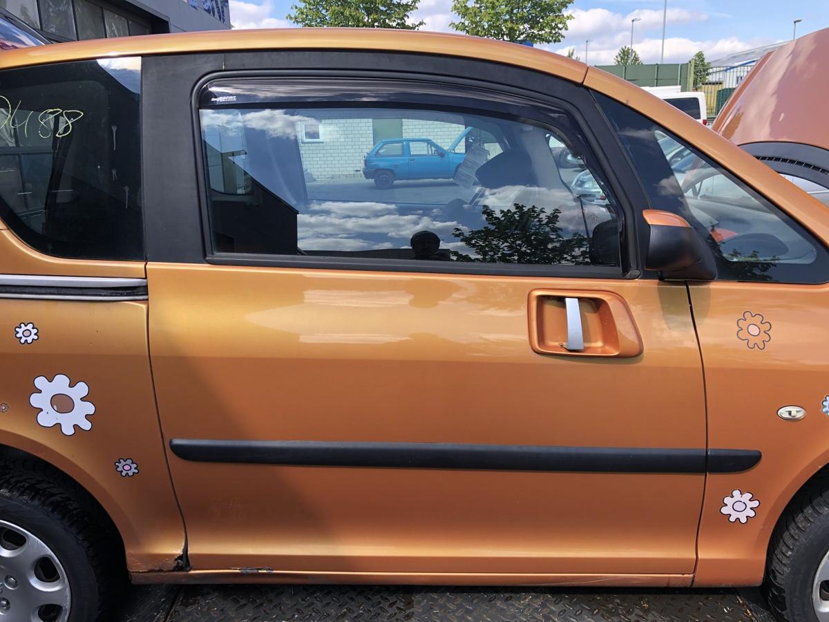 Peugeot 1007 orig Rohür rechts Beifahrer ohne Anbauteile KHW Orange Salamanque