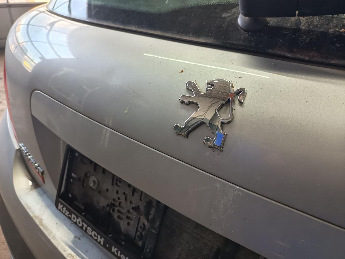 Peugeot 207 WC Bj 2008 original Heckklappe mit Scheibe EZR Aluminium Grau