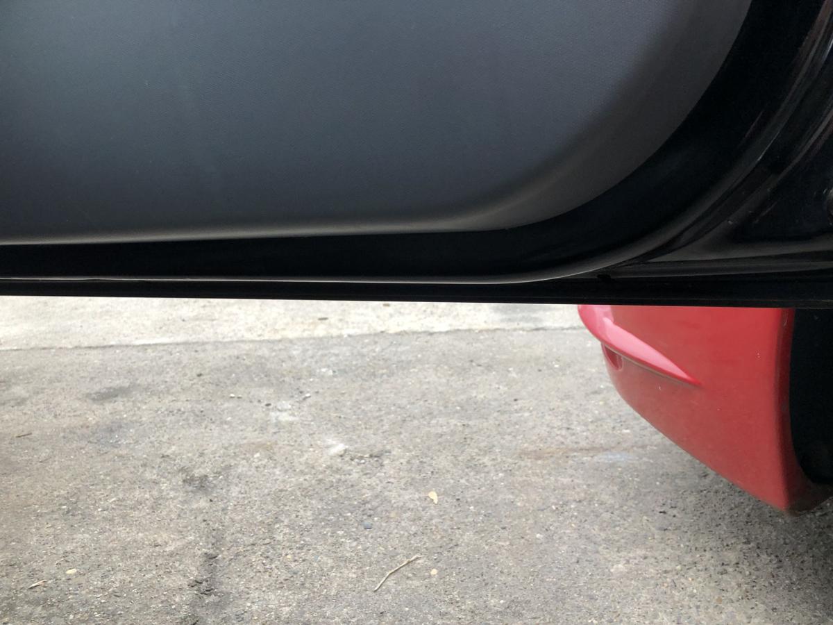Citroen C1 Typ P T&uuml;r vorn rechts Beifahrert&uuml;r im Rohbau 3 trg EXY Onyx schwarz