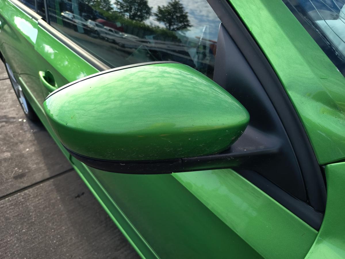 Skoda Rapid original Aussenspiegel rechts elektrisch F6Z Rallye gr&uuml;n Bj 2015