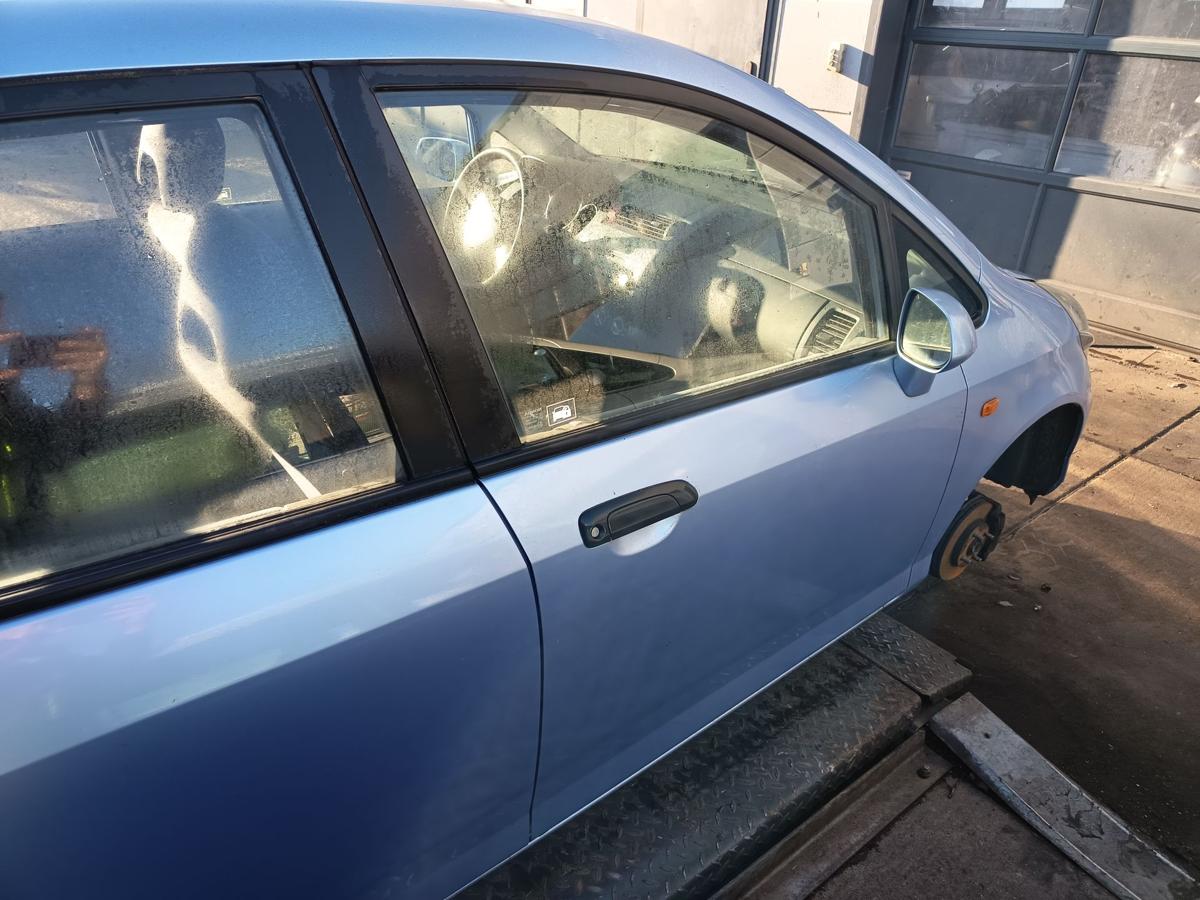 Honda Jazz GD1 original T&uuml;r vorne rechts B506M Ice Blue Baujahr 2002