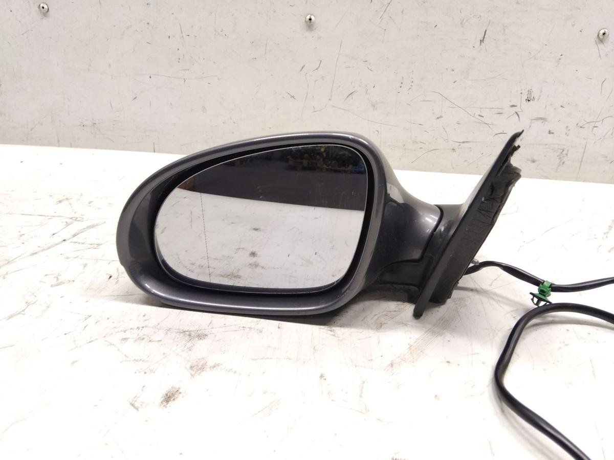 VW Passat 3C orig Au&szlig;enspiegel links LA7T United Grey elektrisch beheizt BJ2007