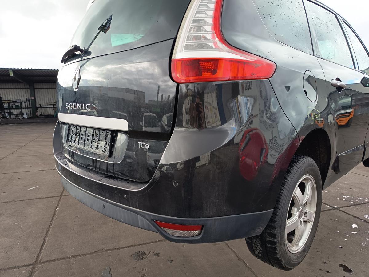 Renault Grand Scenic 3 orig Sto&szlig;stange F&auml;nger hinten Heck 676 Perlschwarz Bj2009