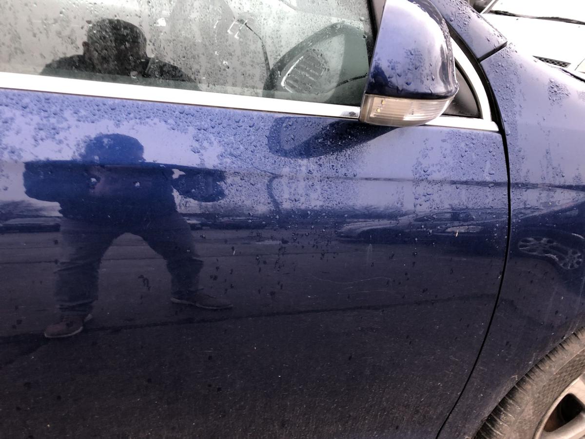 VW Golf 6 VI Variant T&uuml;r vorne rechts Beifahrert&uuml;r Autot&uuml;r Rohbau blau