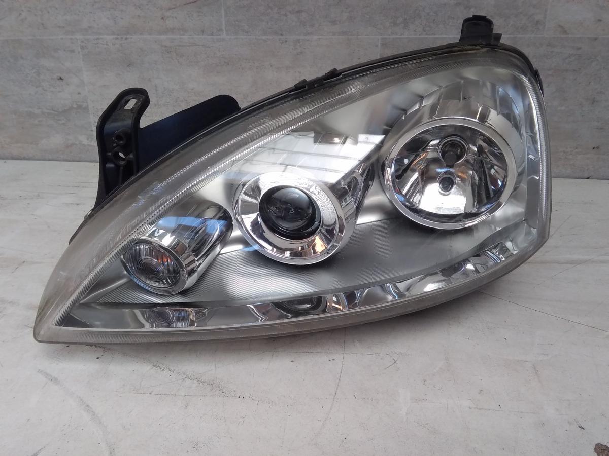 Opel Corsa C Scheinwerfer links Halogen Elipsoid Linse Zubehör Depo Bj.2005