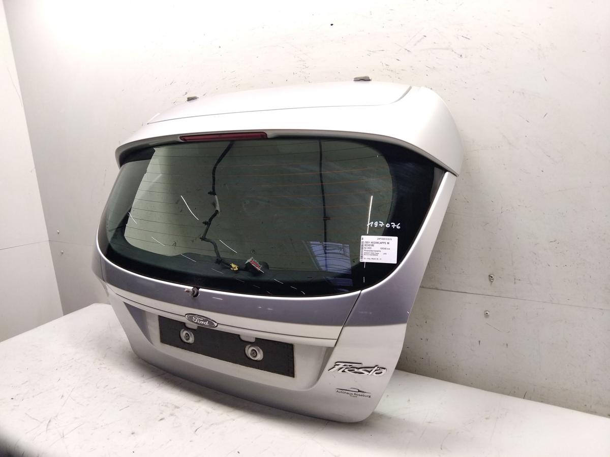 Ford Fiesta JA8 Heckklappe Polarsilbermetallic mit Heckscheibe BJ2009