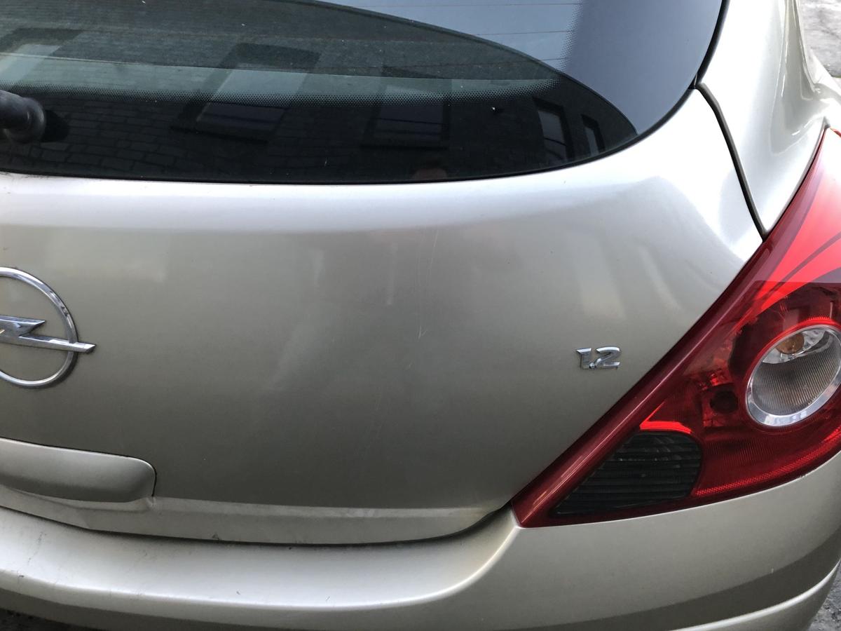 Opel Corsa D Heckklappe mit Scheibe nur f&uuml;r 3 t&uuml;rer AAU Lancelot Perleffekt