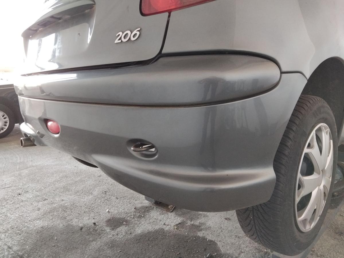Peugeot 206 original Stoßstange Stoßfänger hinten thoriumgraumetallic KTH BJ2008