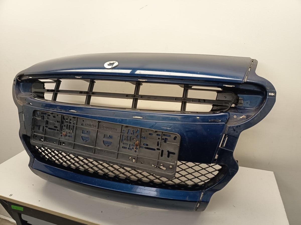 Smart 454 original Sto&szlig;stange F&auml;nger vorn mitte Front EAF Star Blue Bj 2006