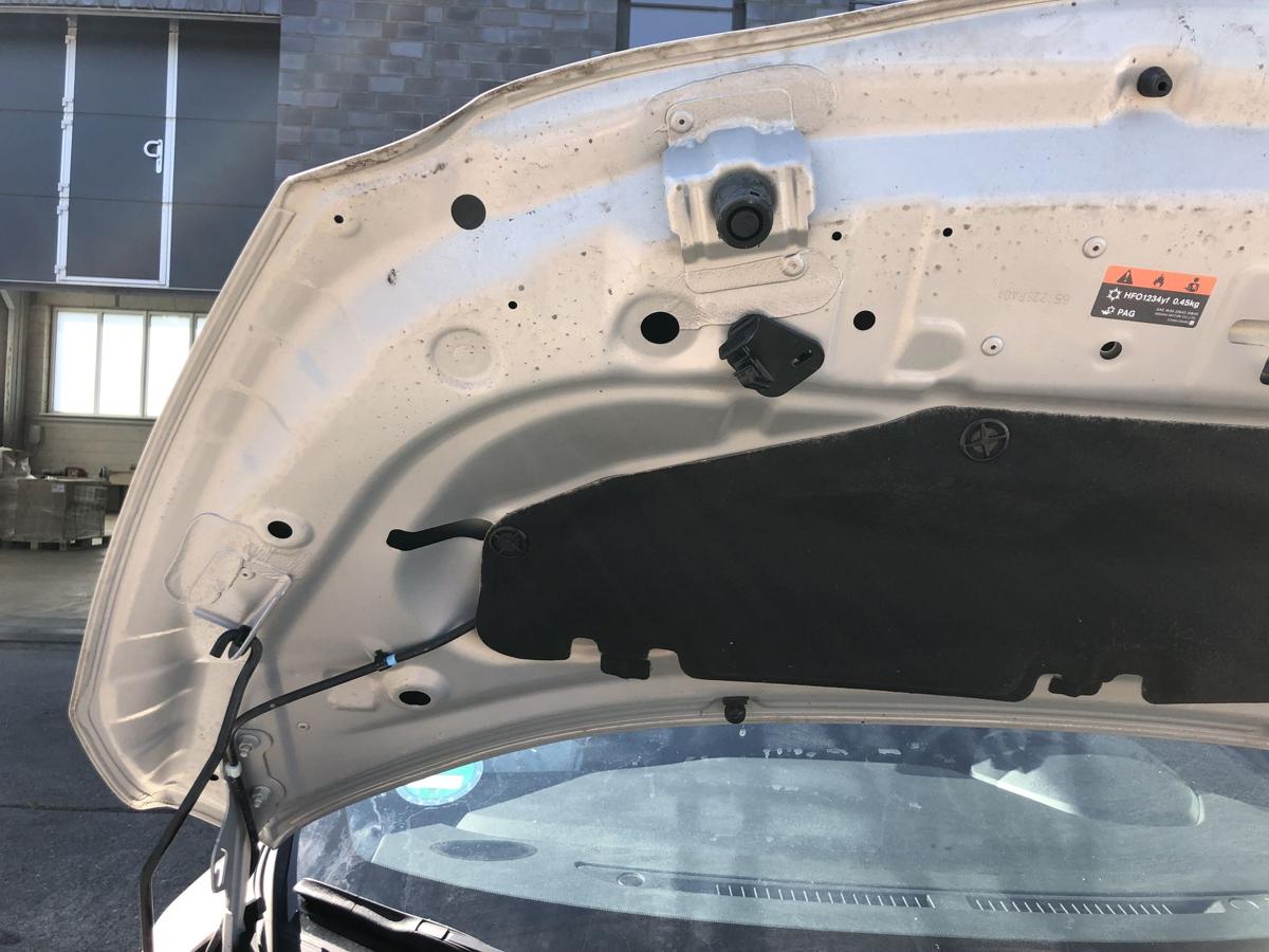 Nissan Micra K14 Motorhaube Haube Klappe Deckel vorn Beschädigt KNV Warm Silver