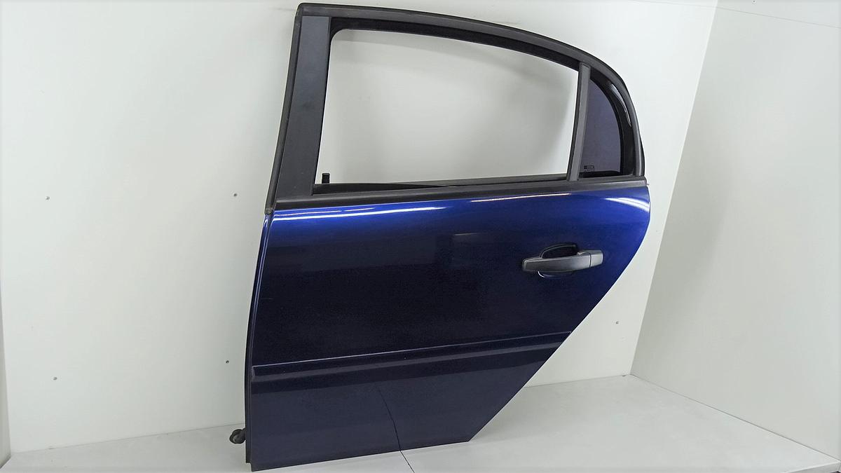 Opel Vectra C Limousine Bj2003 Tür hinten links in Ultrablau 4 Türig Modell bis 2005