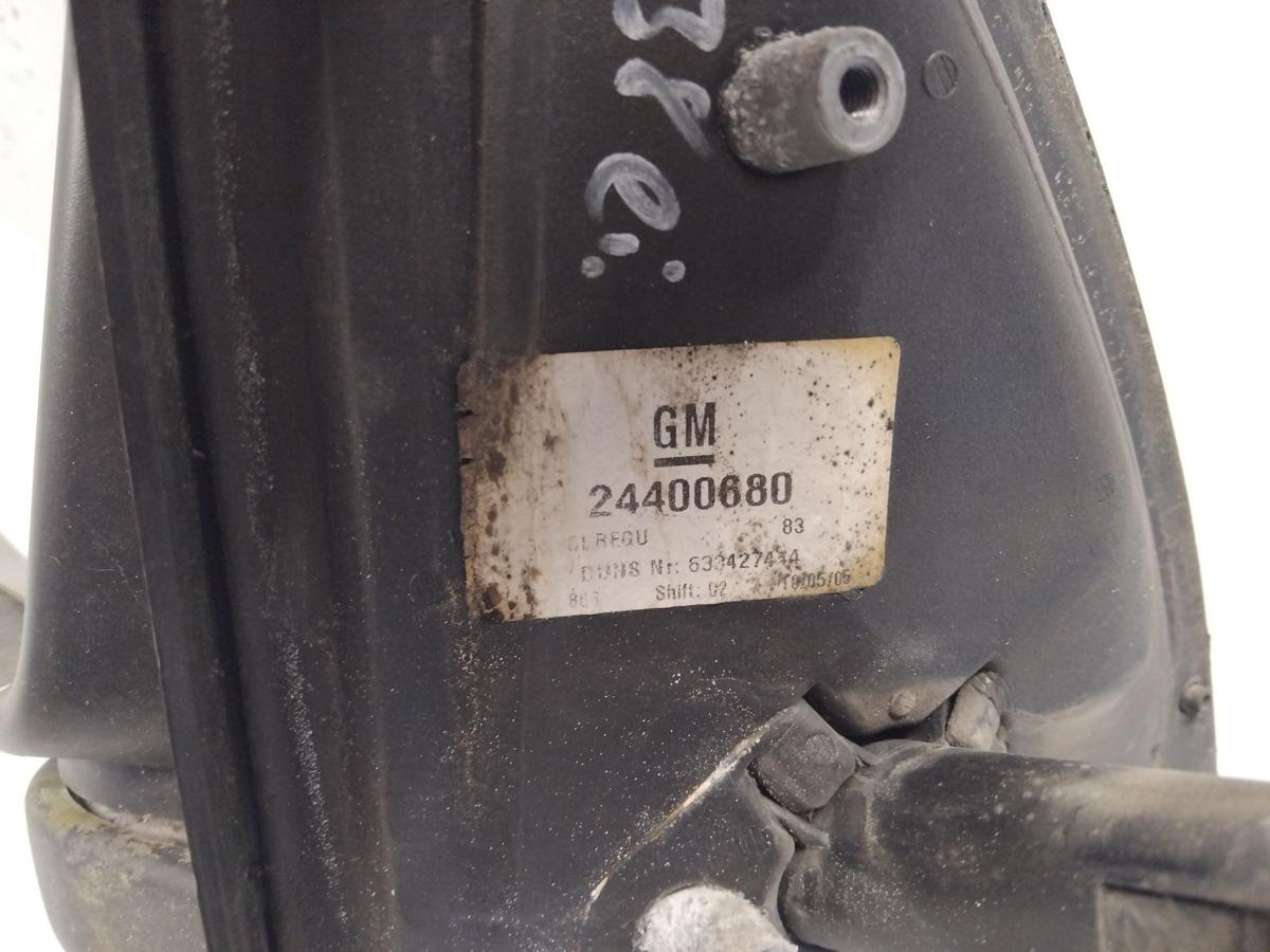 Opel Combo C original Au&szlig;enspiegel links schwarz unlackiert manuell BJ2004
