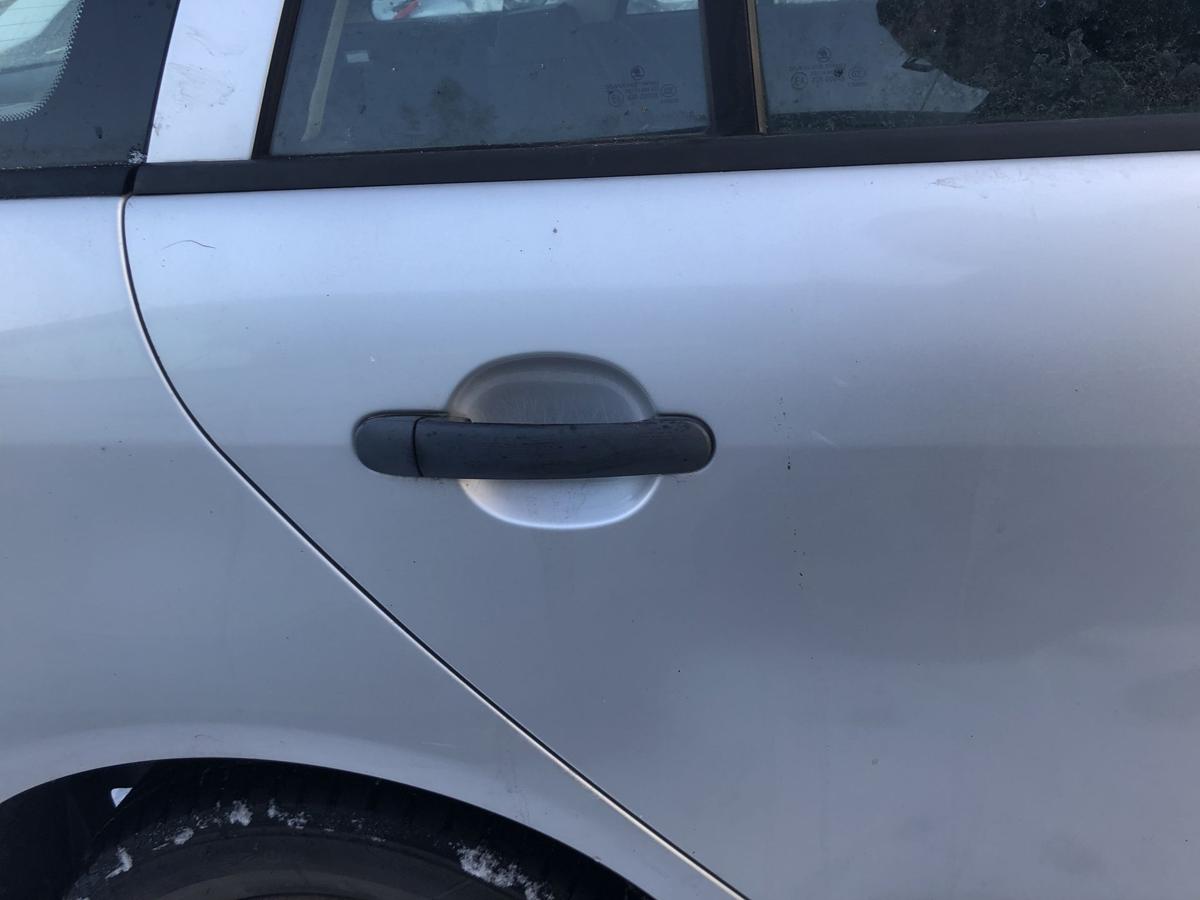 Skoda Fabia 6Y Combi T&uuml;r hinten rechts Rohbau Fondt&uuml;r LF7T Diamant Silber