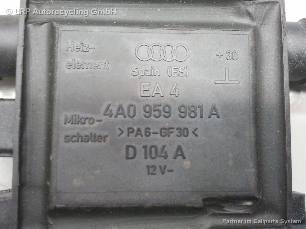 Audi A3 8L Türsteuergerät 4A0959981A beheizbarer Schließzylinder BJ2001