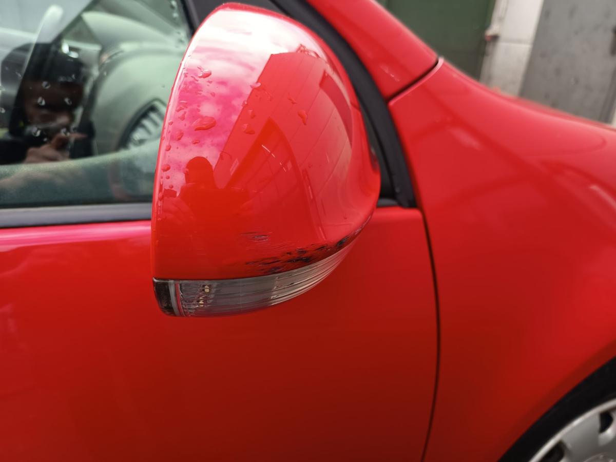 VW Golf V orig Außenspiegel rechts Beifahrer elektrisch LY3D Tornadorot Bj 2004