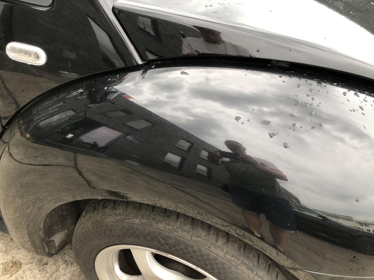 VW New Beetle 9C Kotflügel vorn rechts Beifahrerseite L041 Brillantschwarz