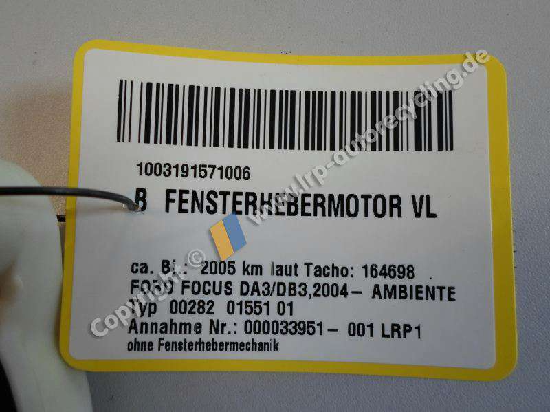 Ford Focus DA3 Bj.2005 original Fensterheber Motor vorne links 4M5T14A389