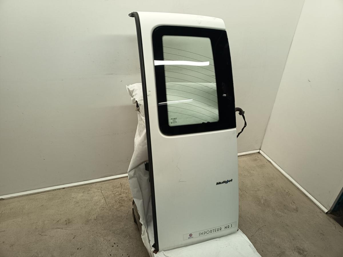 Fiat Doblo 223 original Heckt&uuml;r rechts mit Scheibe wei&szlig; Baujahr 2009