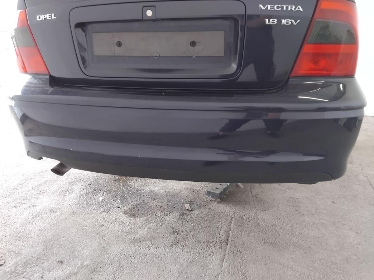 Opel Vectra B Limousine orig Sto&szlig;stange Stossf&auml;nger hinten Facelift BJ2001 Z20H nocturnoblau
