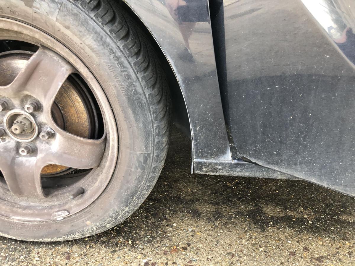 Opel Meriva B Kotflügel vorn links Fahrerseite 2HU Saphirschwarz