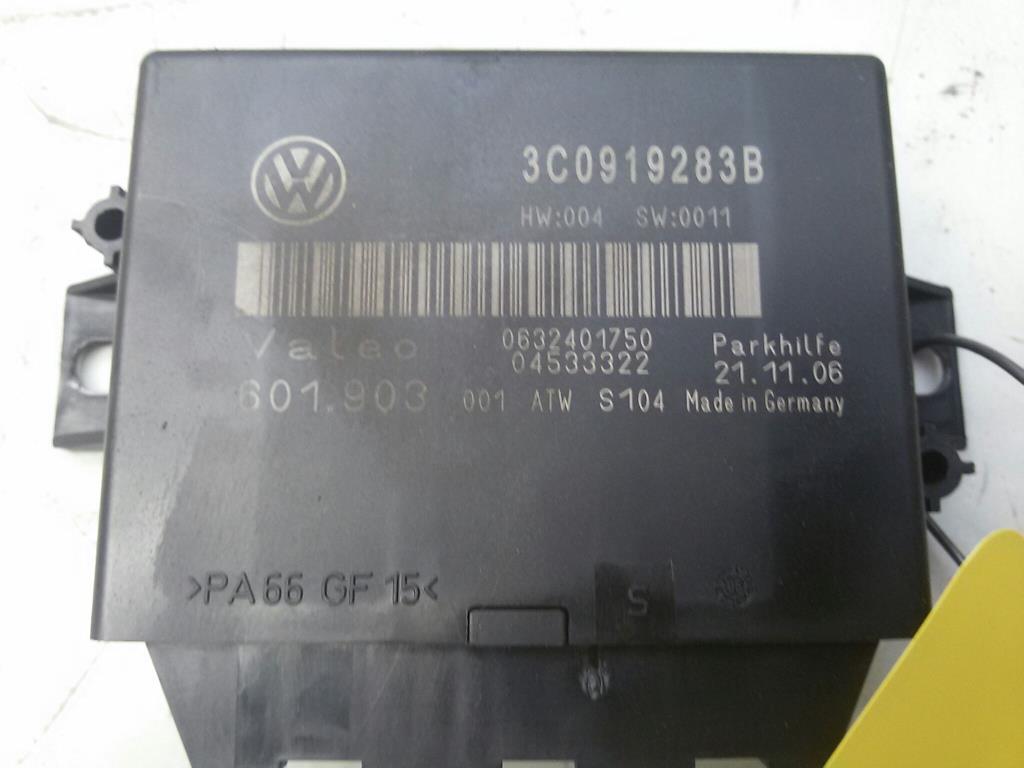 VW Passat 3C BJ2006 Steuergerät Parkhilfe PDC 3C0919283B Valeo