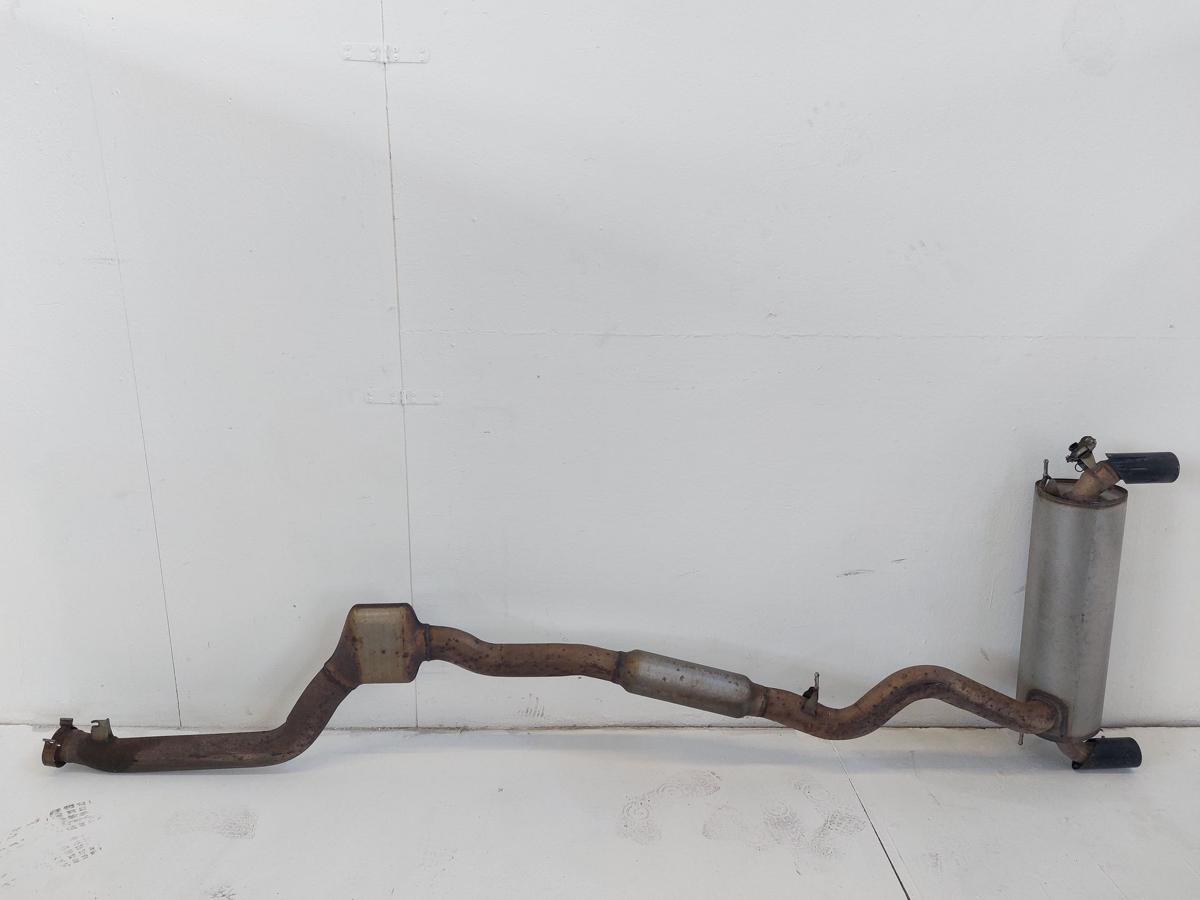 BMW 1er F21 M140i LCI Abgasanalge ab OPF mit Klappe am Endschalld&auml;mpfer Auspuff