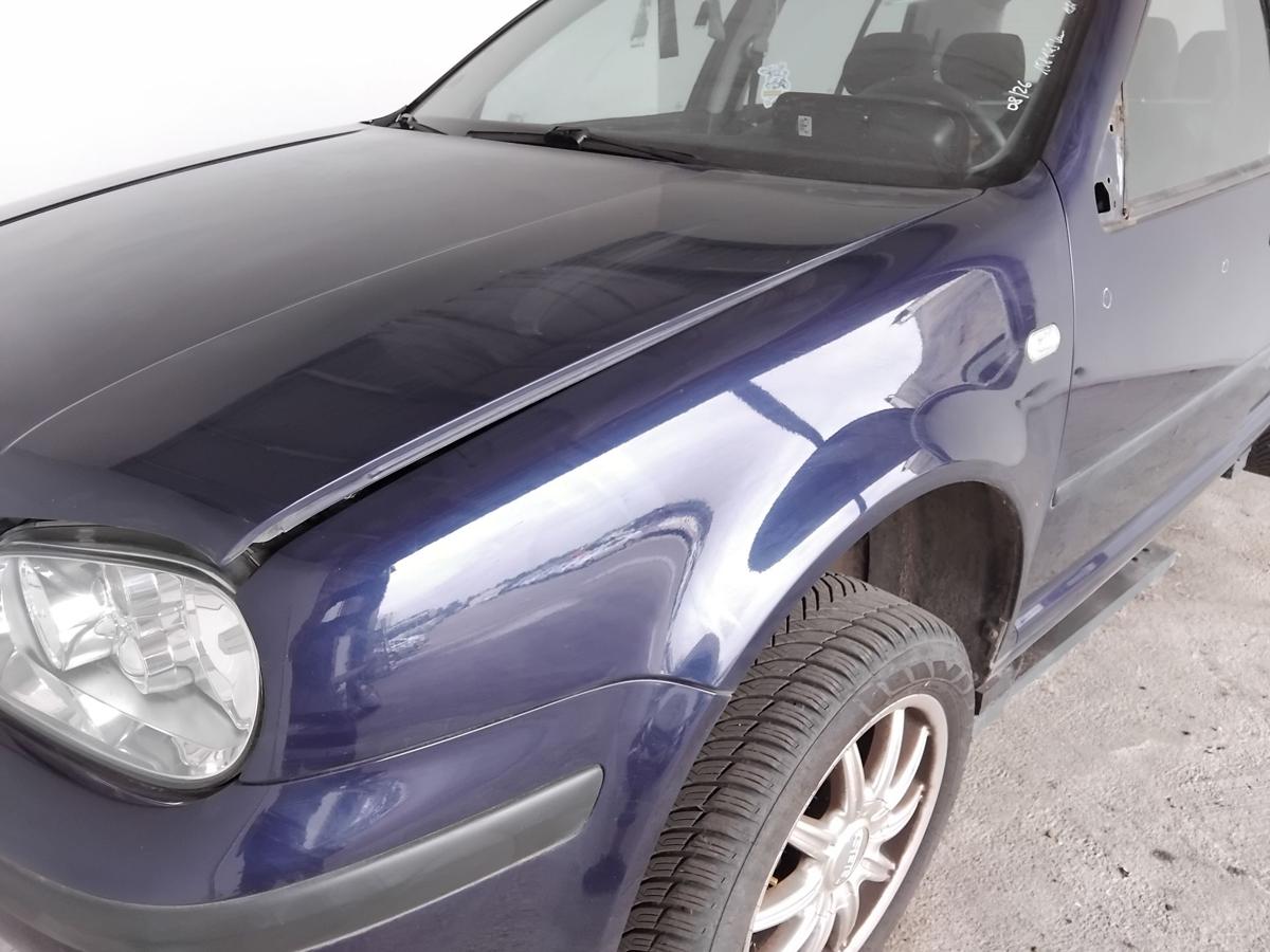 VW Golf 4 1J original Kotfl&uuml;gel vorn links LB5N Indigoblaumetallic BJ2000