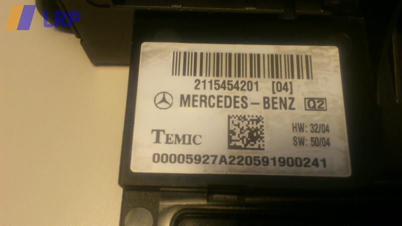 Mercedes Benz E-Klasse W211 Bj.2005 Limousine Sicherungskasten 2115454201 Relaiskasten