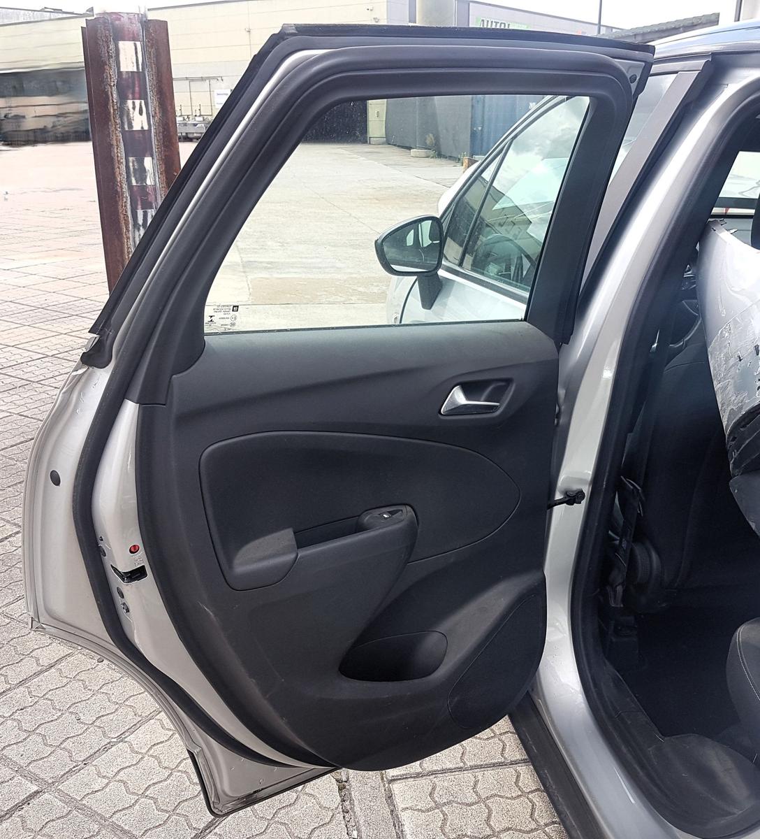 Opel Crossland X T&uuml;r hinten links in Z176 Argonsilber Metallic Bj2018 Rohbaut&uuml;r