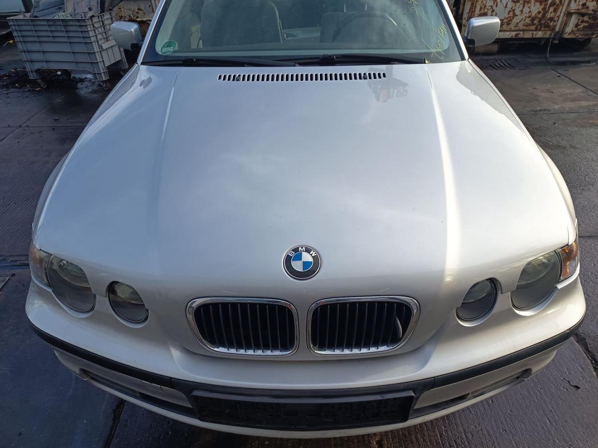 BMW 3er E46 original Motorhaube Klappe/Deckel vorn/Front 354 Titansilber Bj 2002