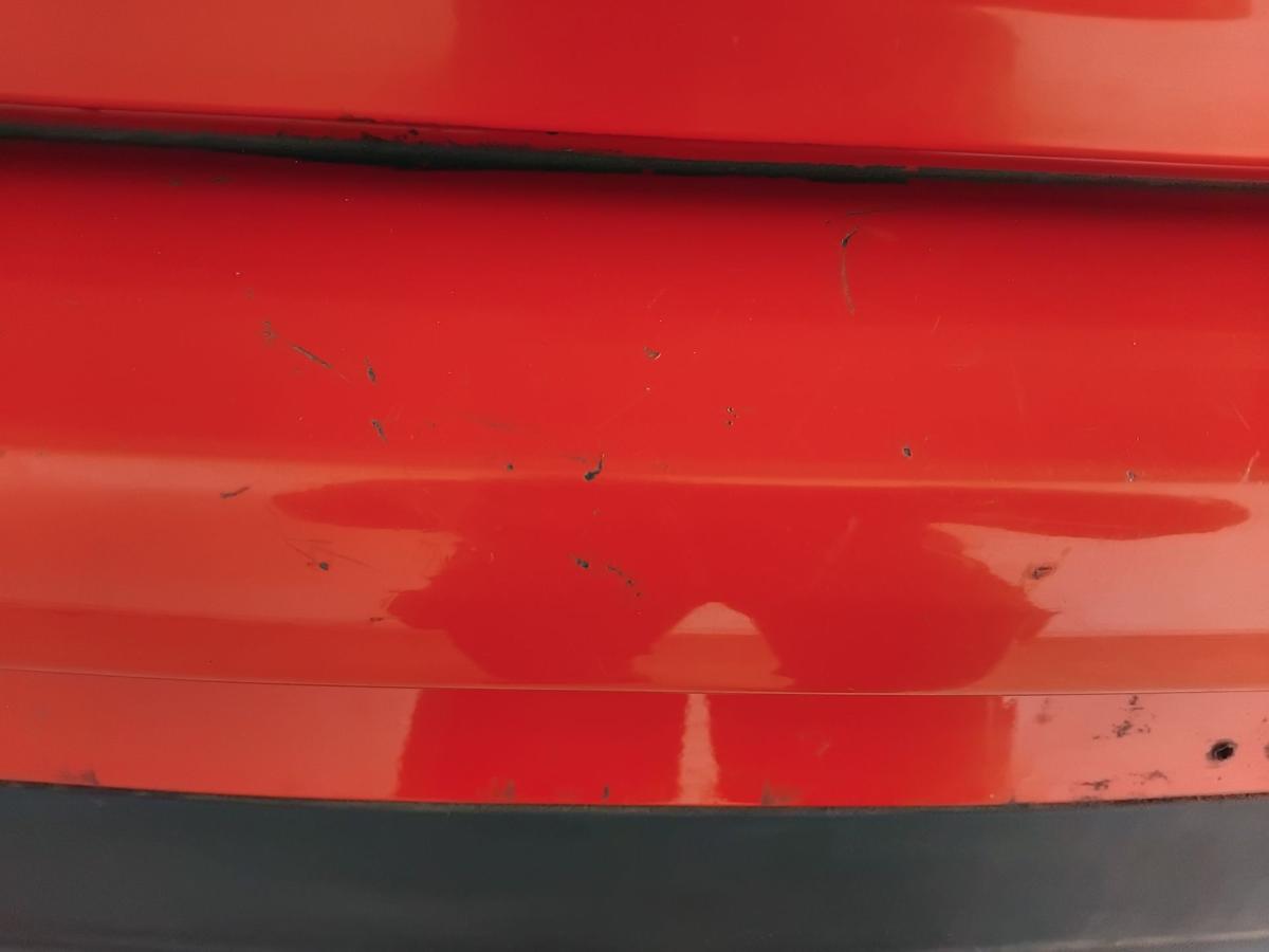 VW Golf 5 1K orig.Stossf&auml;nger Sto&szlig;stange hinten tornadorot LY3D Flie&szlig;heck BJ2004