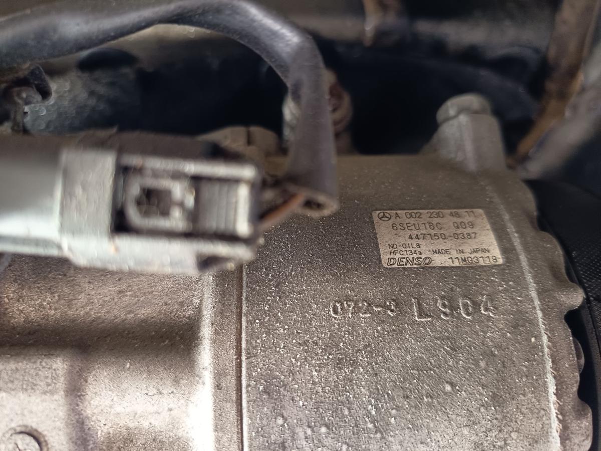 Mercedes W245 Mopf original Klimakompressor AC A0022304811 Bj 2011