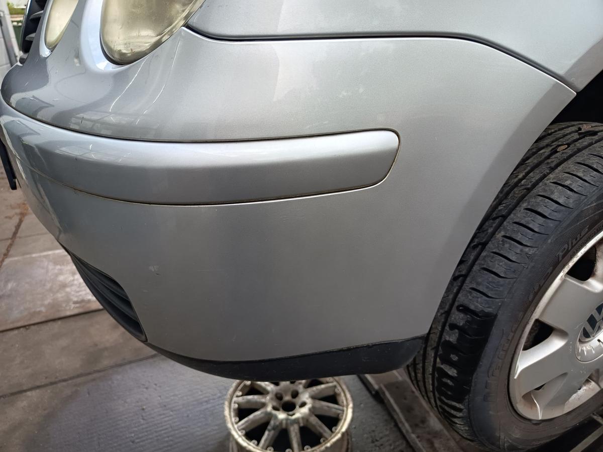 VW Polo 9N1 original Sto&szlig;stange F&auml;nger vorn Front A7W Reflexsilber Bj 2003