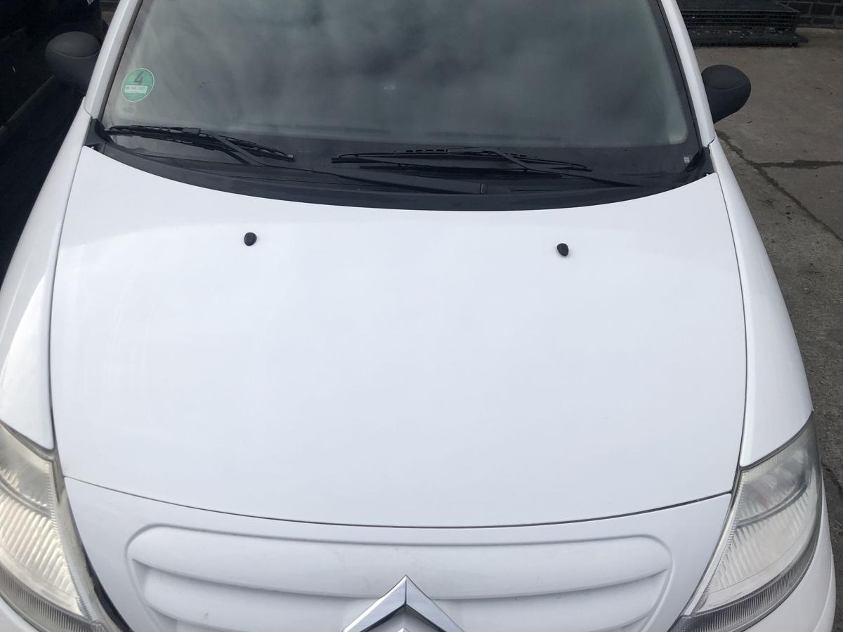 Citroen C3 Typ F Motorhaube Haube Klappe Deckel vor EWP Polar Wei&szlig;