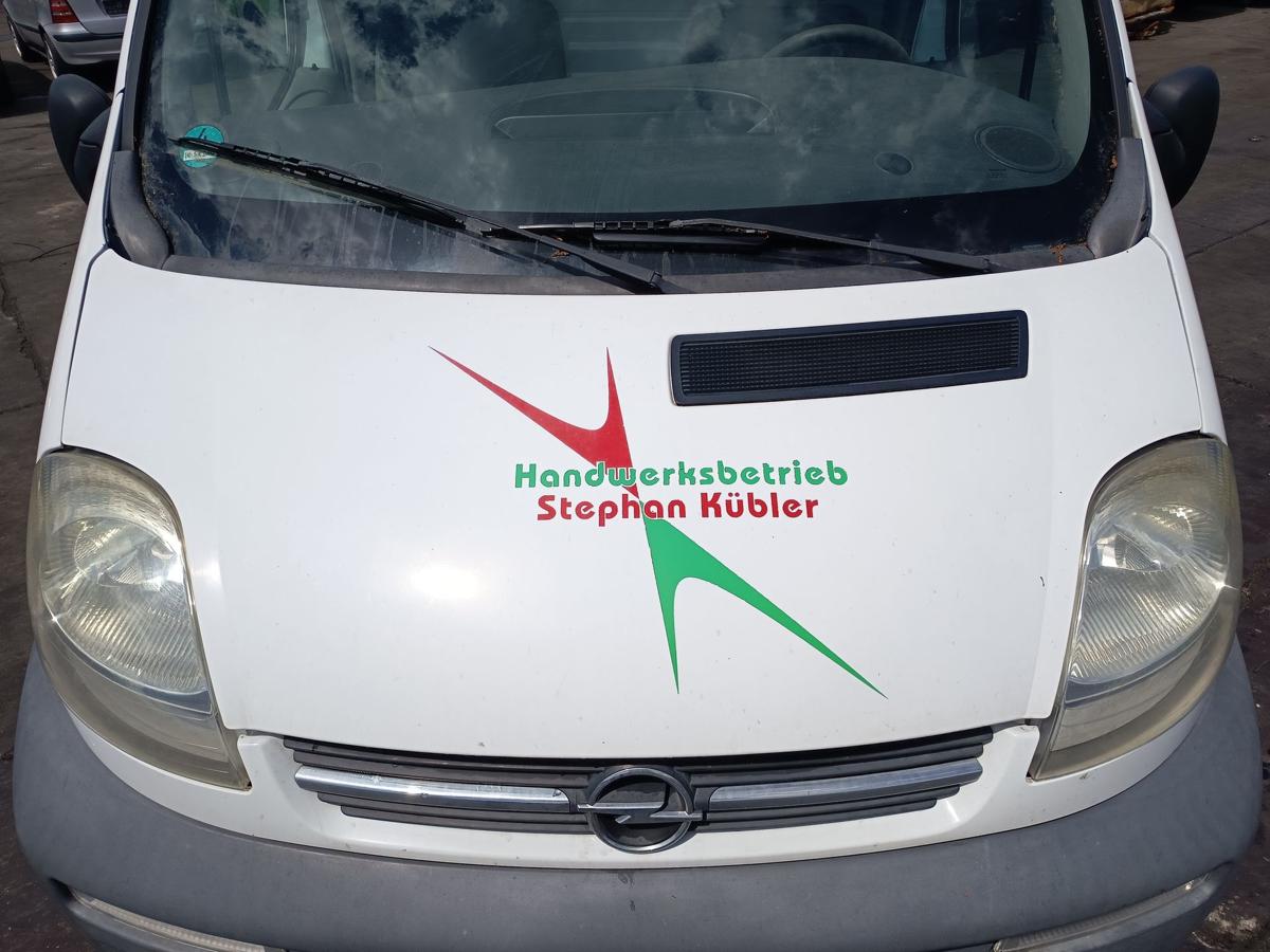 Opel Vivaro A original Motorhaube Klappe Deckel Front L474 Casablancawei&szlig; Bj2005