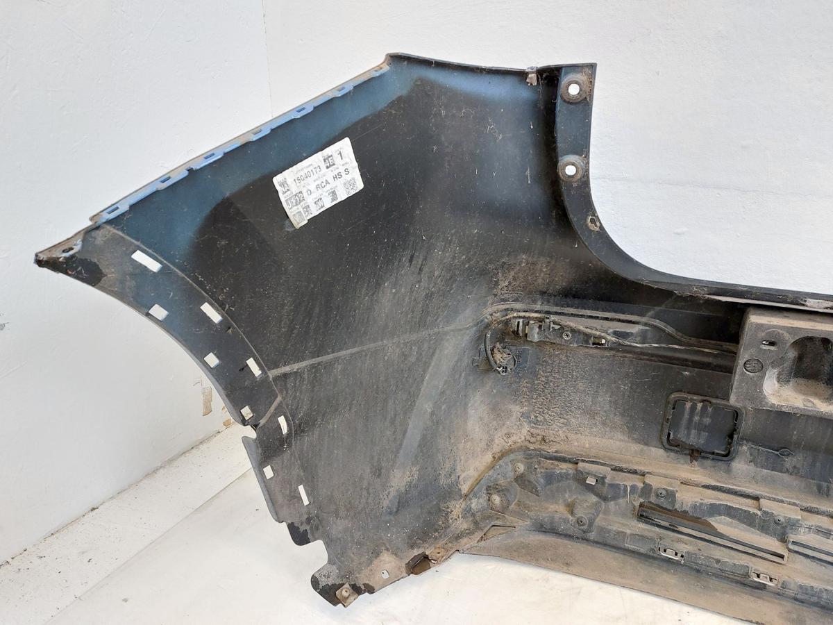 Nissan Qashqai J11 Stoßfänger hinten Heckschürze mit PDC RCA Caspian Blue Pearl