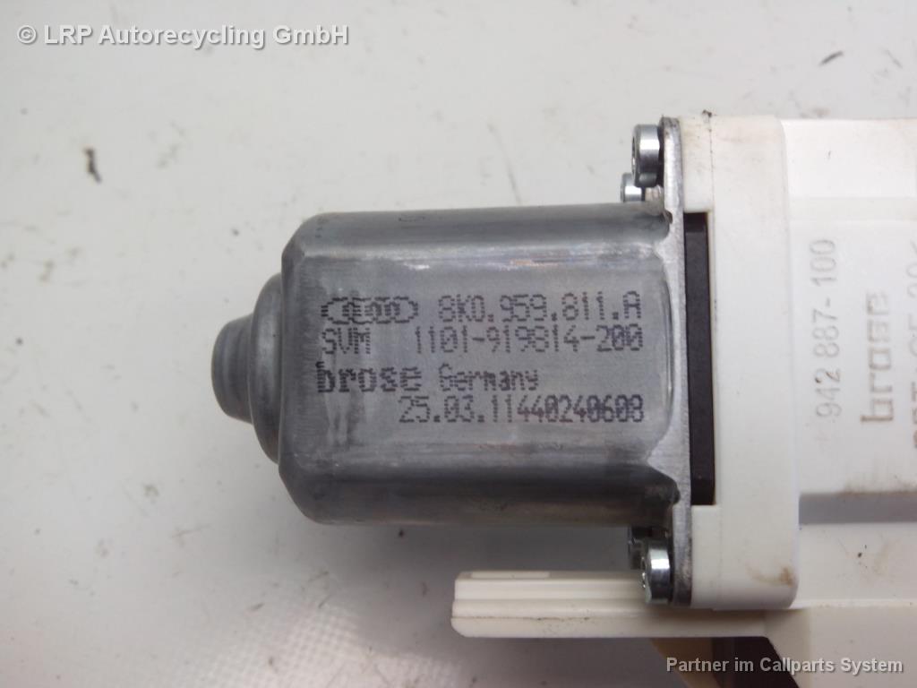 Audi A4 8K B8 Bj2011 original Fensterhebermotor hinten links 8K0959811A