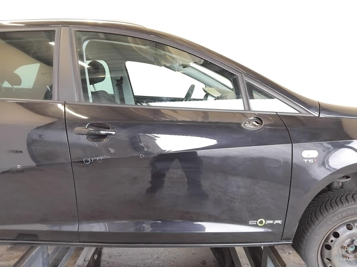 Seat Ibiza ST Kombi 6J T&uuml;r vorn rechts Beifahrert&uuml;r LZ9Y phantomschwarz BJ2012
