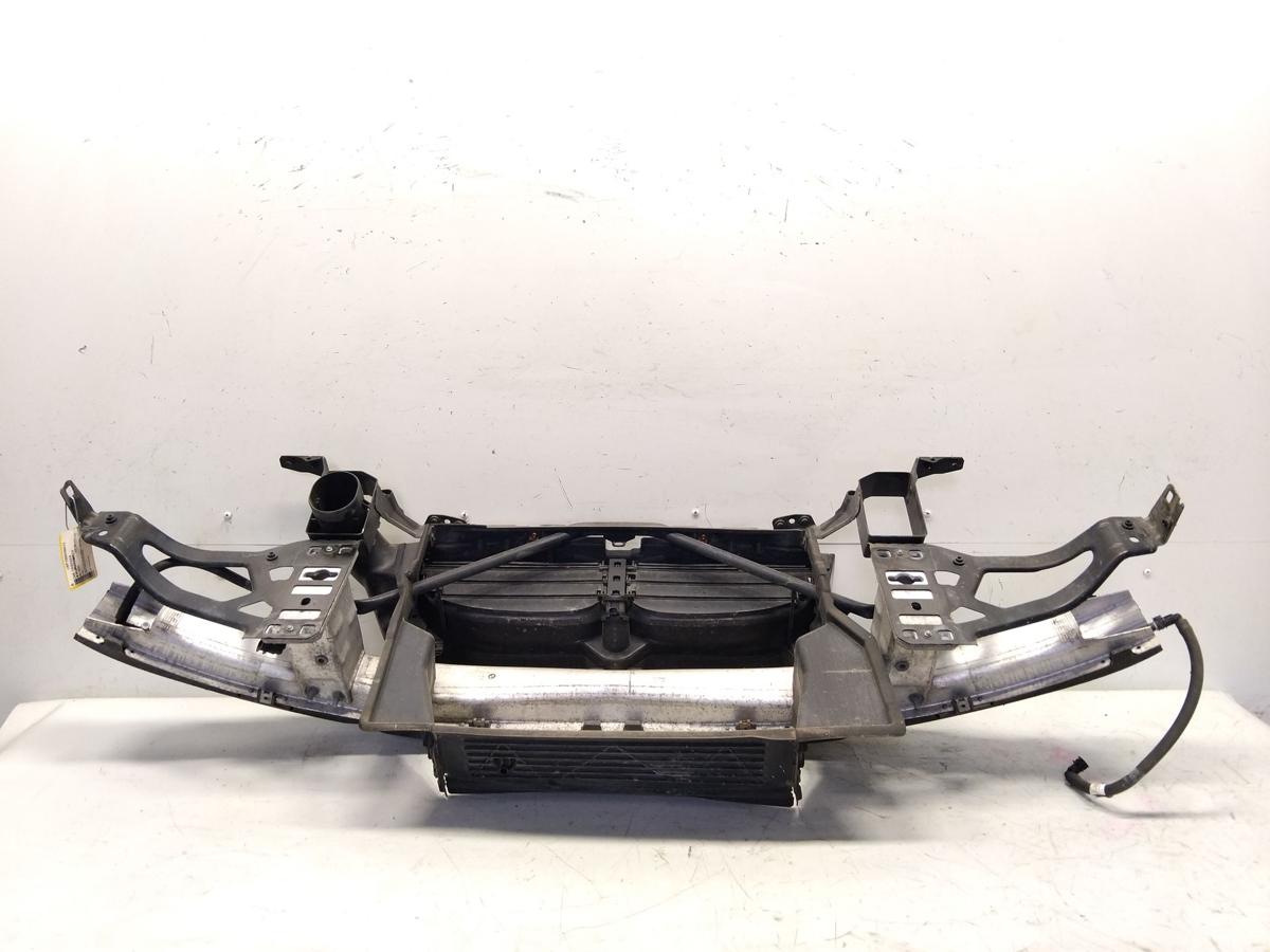 BMW 5er E60 E61 orig Alutr&auml;ger Verst&auml;rkung Sto&szlig;f&auml;nger vorn mit L&uuml;fterjalousie